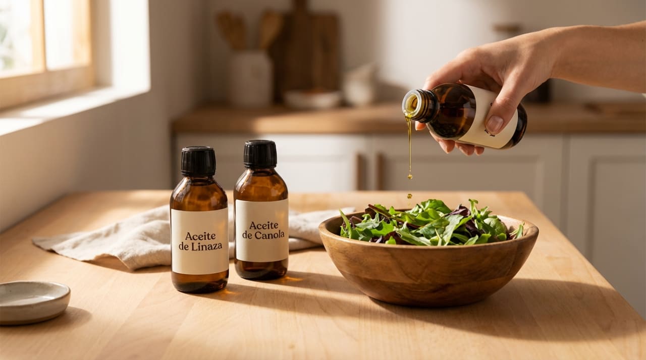 Aceites con Omega 3 para Cocinar - Cuáles NO Pierden sus Propiedades